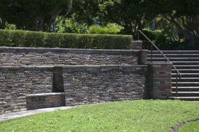 Elegant Stone Retaining Wall