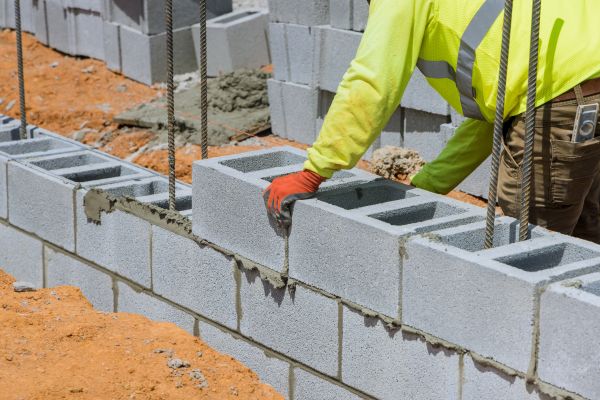 Concrete Blocks Installation in Anacortes
