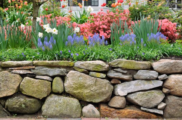 Garden Wall Installation in Anacortes